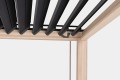Pergola ogrodowa Ocean Premium drewniany efekt 3,6x3,6