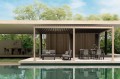 Pergola ogrodowa Ocean Premium drewniany efekt 3,6x6