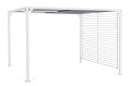 Biała pergola ogrodowa Noah 3x3,6