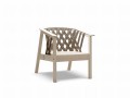 Fotel ogrodowy Catalina jasny drewniany