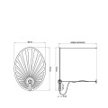 Lampa wisząca  LEHDET zlota
