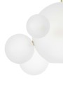 Lampa wisząca Capri 6 mleczne kule 