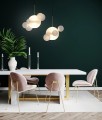 Lampa wisząca Capri 6 mleczne kule 