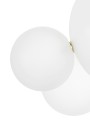 Lampa wisząca Capri 4 mleczne kule