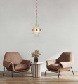 Lampa wisząca Impero złota Moosee