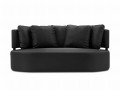 3-osobowa sofa ogrodowa Barts ciemna