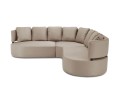 Ogrodowa sofa narożna Barts beżowa