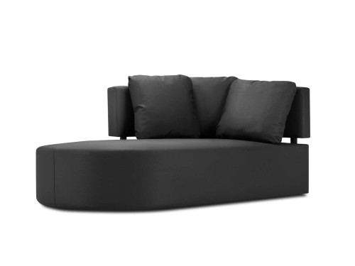 Leżanka ogrodowa Barts ciemna