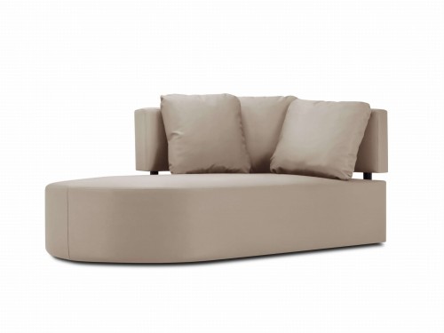 Leżanka ogrodowa Barts beżowa