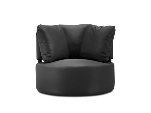 Fotel ogrodowy Barts ciemny