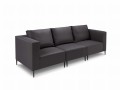 Sofa ogrodowa 3-osobowa Fiji ciemna