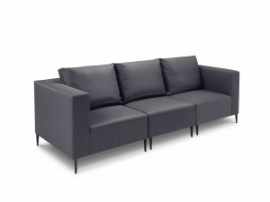 Sofa ogrodowa 3-osobowa Fiji szara