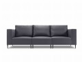 Sofa ogrodowa 3-osobowa Fiji szara