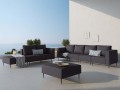 Sofa ogrodowa 4-osobowa Fiji ciemna