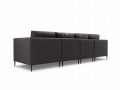 Sofa ogrodowa 4-osobowa Fiji ciemna