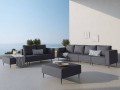Sofa ogrodowa 4-osobowa Fiji szara