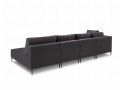 Sofa panoramiczna ogrodowa Fiji ciemna