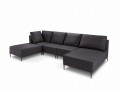 Sofa panoramiczna ogrodowa Fiji ciemna