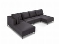 Sofa panoramiczna ogrodowa Fiji ciemna