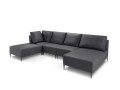 Sofa panoramiczna ogrodowa Fiji szara