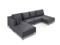 Sofa panoramiczna ogrodowa Fiji szara