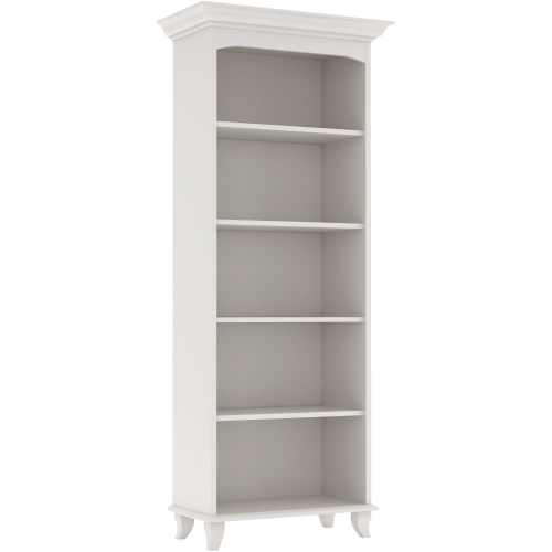 Regał Charlotte w kolorze kości słoniowej