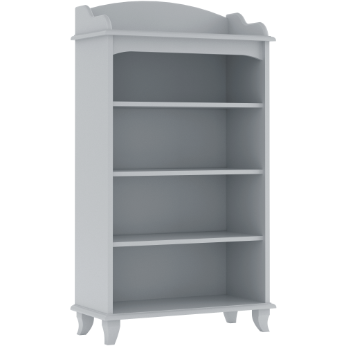 Niski regał Charlotte grafitowy