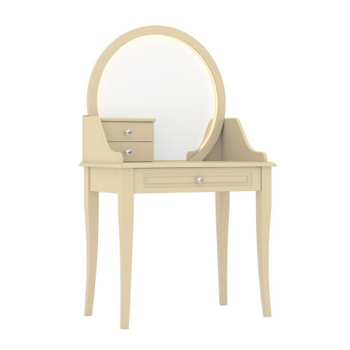 Toaletka Charlotte kremowa