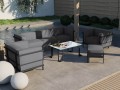 3-osobowa sofa ogrodowa Cannes antracytowa
