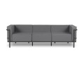 3-osobowa sofa ogrodowa Cannes antracytowa