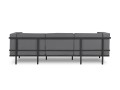 3-osobowa sofa ogrodowa Cannes antracytowa