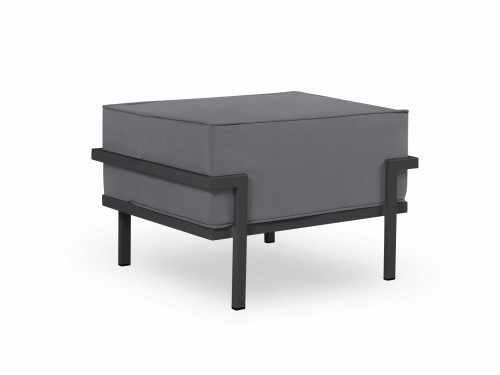 Pufa ogrodowa Cannes antracytowa