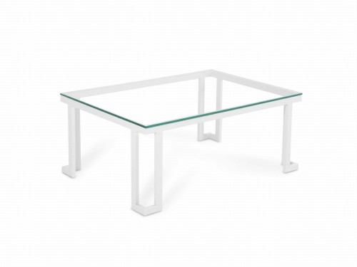Biały stolik ogrodowy Cannes 60x90