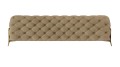 Pikowana sofa 3-osobowa Chesterfield Chloe Bis ciepły beż