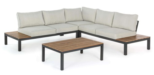 Ogrodowy zestaw wypoczynkowy Elias antracytowy