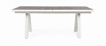 Szary rozkładany ogrodowy stół jadalniany Krion 205-265x103