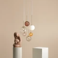 Lampa wisząca BOSSO 6 wielokolorowa