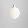 Minimalistyczna lampa wisząca AURA biała
