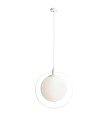 Minimalistyczna lampa wisząca AURA biała