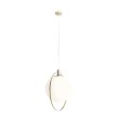 Minimalistyczna lampa wisząca AURA złota