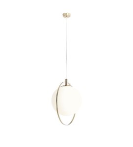 Minimalistyczna lampa wisząca AURA złota