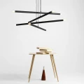 Lampa wisząca TUBO 8 czarna