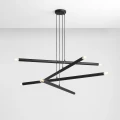 Lampa wisząca TUBO 8 czarna