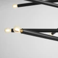 Lampa wisząca TUBO 10 czarna
