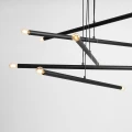 Lampa wisząca TUBO 10 czarna
