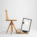 Geometryczna lampka biurkowa FRAME czarna