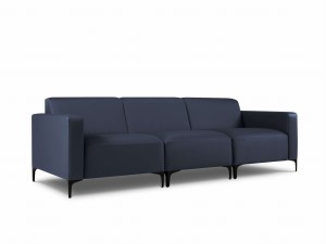 3-osobowa sofa ogrodowa Kos granatowa