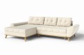 Rozkładana sofa narożna Balotto jasny beż