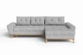 Rozkładana sofa narożna Balotto szara