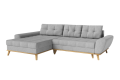 Rozkładana sofa narożna Balotto szara